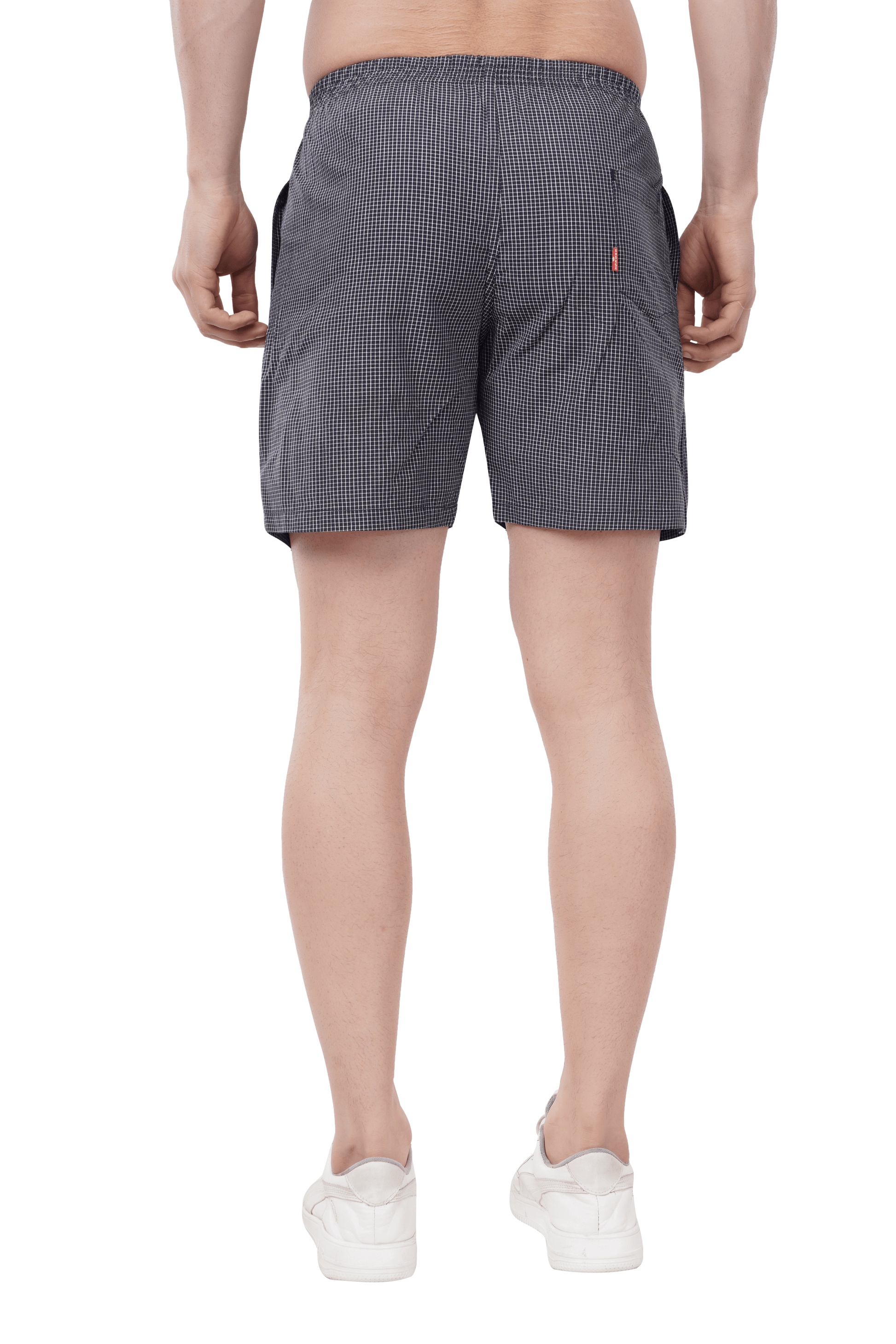 Khoksa Mens Boxer Shorts Solid Colour Navy Blue Khoksa