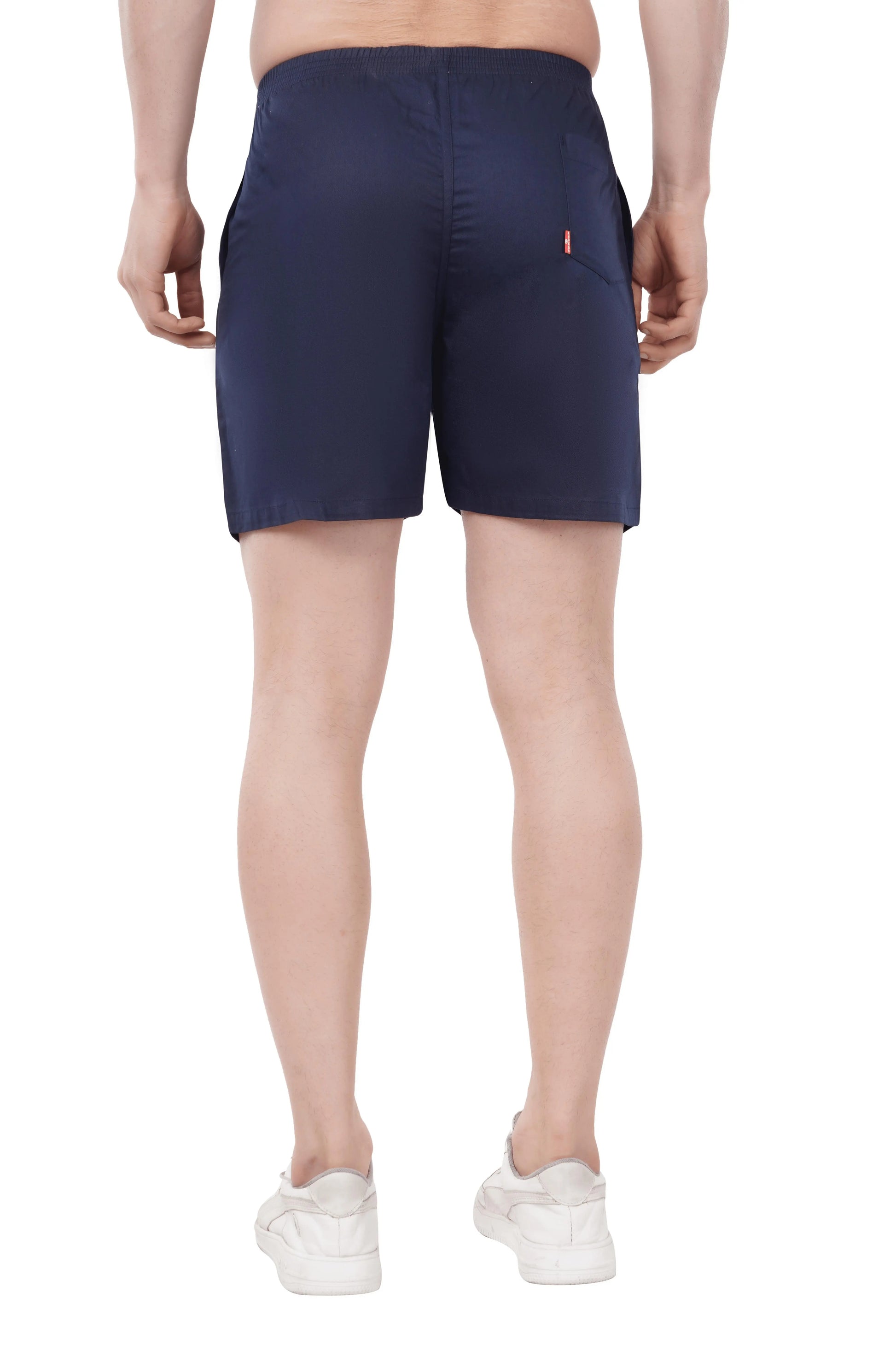 Khoksa Mens Boxer Shorts  Check Solid Color Black And White Khoksa