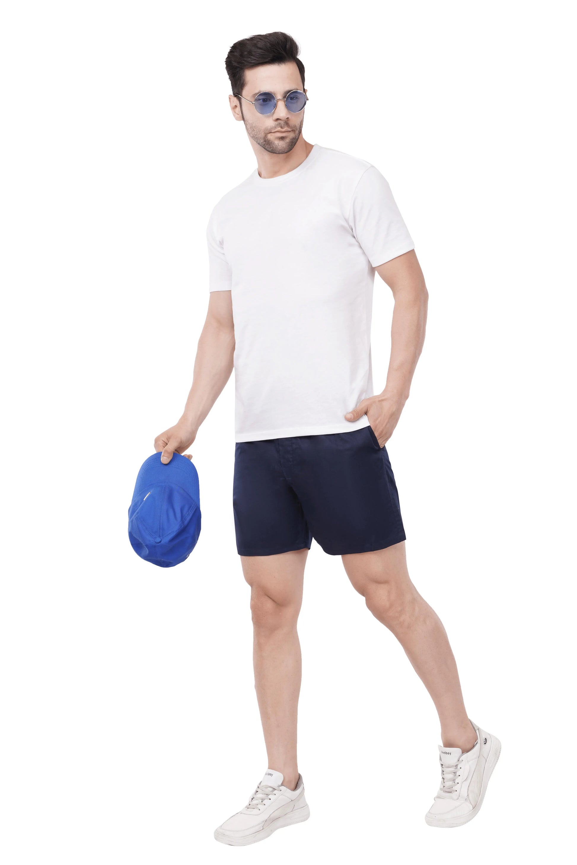 Khoksa Mens Boxer Shorts  Check Solid Color Black And White Khoksa